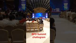 BPO summit, khulshi Convention Hall, Chattogram
