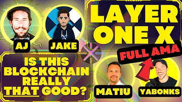 Layer One X Blockchain Full AMA: Insane Tech & Partnerships
