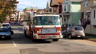 KEARNY, NJ LADDER TOWER 2 (THE BIG HOUSE) RESPONDING 2-3-15