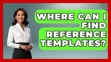 Where Can I Find Reference Templates? - Job Success Network