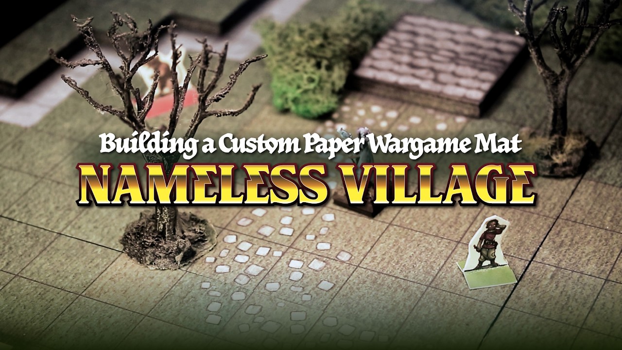Building a Custom Paper War-Game Mat | The Nameless Village