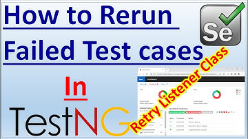 How to Rerun Failed Test cases in Selenium using TestNG Listener | Pradeep Nailwal