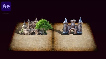 Create a Magic 3D Book in After Effects – Cinematic Animation Tutorial