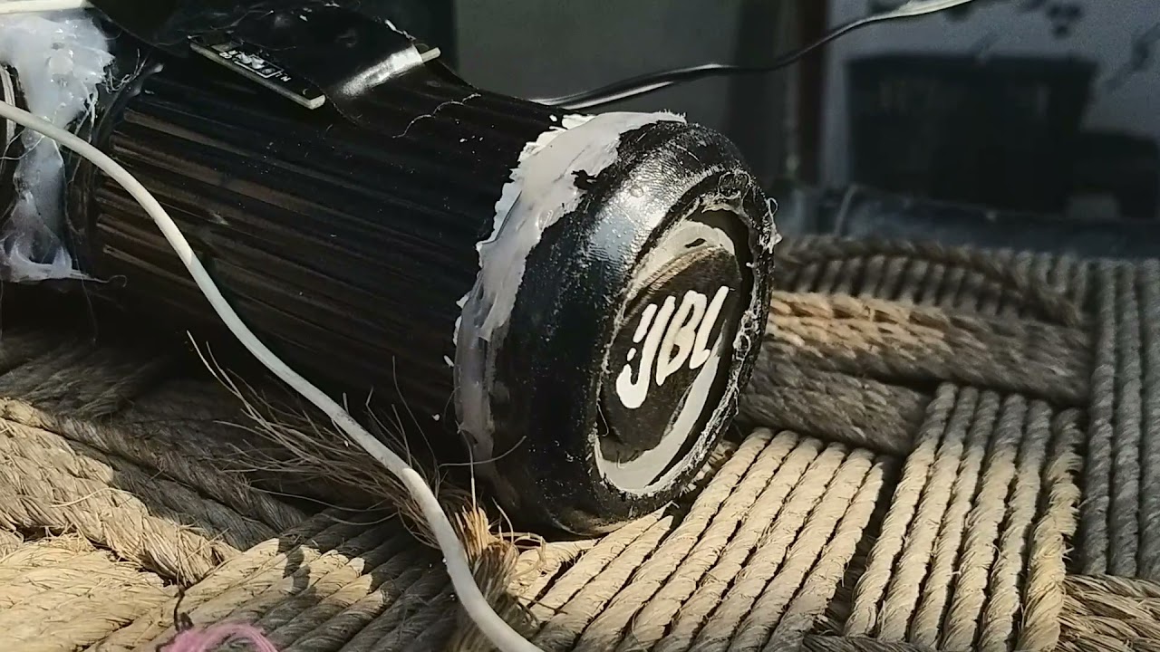 Homemade JBL speaker Passive Radiator ripped and attempts, POPPING