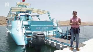 Semi-submersible boat in Oman Semi-submersible boat in Oman