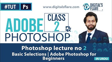 Basic Selection -Adobe Photoshop for Beginners -Class 2nd