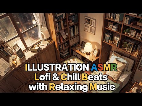 Lofi & Chill Beats | illustration ASMR | 휴식 | 안정 | 집중 | 공부 | 잔잔한 음악과 포근함 있는 시간