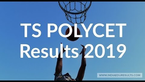 TS Polycet Results 2019, TS Polycet 2019 Result, Polytechnic Result 2019 Telangana