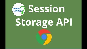 How to use Session Storage in Javascript || Web Storage API.