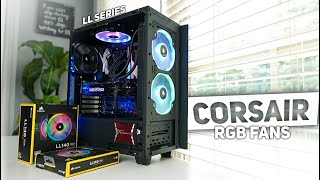 Corsair LL RGB Fans: Install