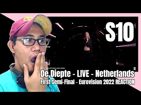 S10 - De Diepte - LIVE - Netherlands - First Semi-Final - Eurovision 2022 REACTION