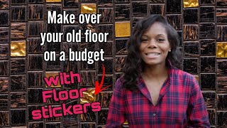 Make over your OLD FLOOR with Floor Stickers | QUADROSTYLE