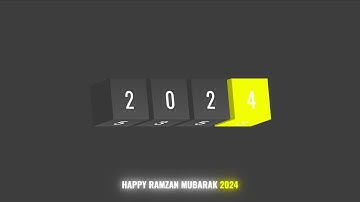 Ramzan Mubarak Text Roll Animation Made With Pure HTML CSS and JavaScript || Step By Step