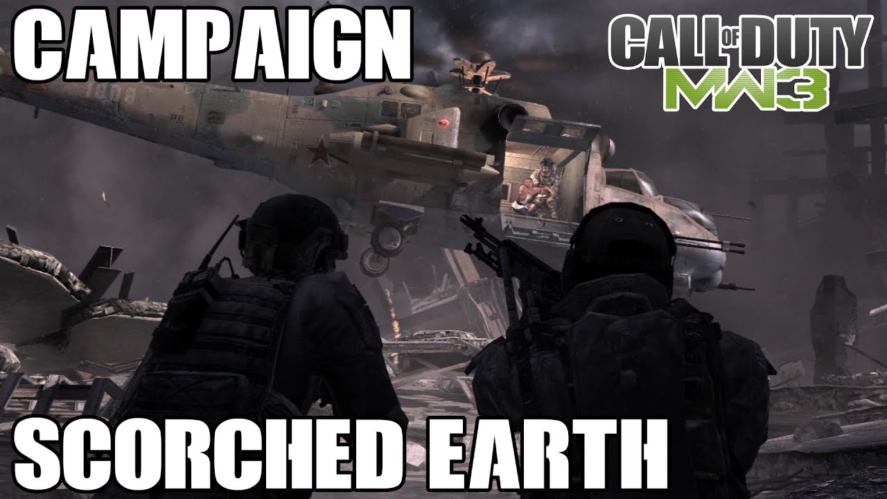 Call Of Duty Modern Warfare - Campaign - Scorched Earth - YouTube