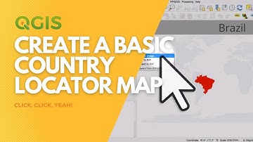A 90 second country locator map in QGIS
