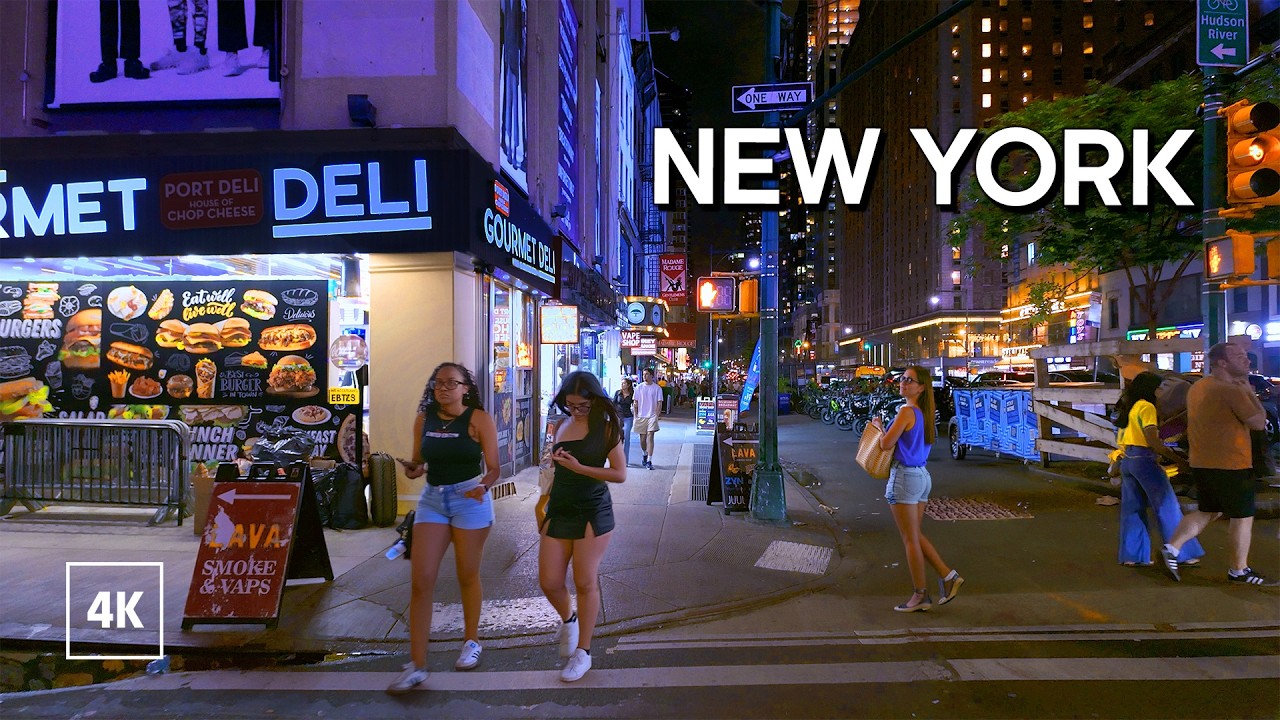 New York, Amerika Serikat | Jelajah Kota Malam 4K | 7 Jul 2026