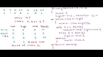 4.Finding first or last occurrence of a number in Binary search