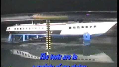 HYDROFOIL--Technical Video of a Testing Tank,  A Ray Vellinga video