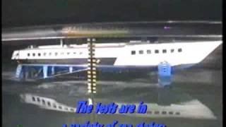 HYDROFOIL--Technical Video of a Testing Tank,  A Ray Vellinga video