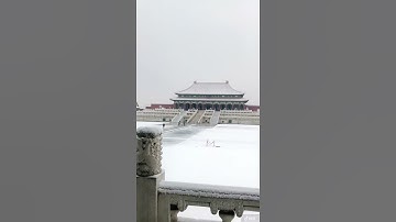 Tuyết rơi phủ trắng Tử Cấm Thành (Cố Cung) | 紫禁城 故宫 北京中国