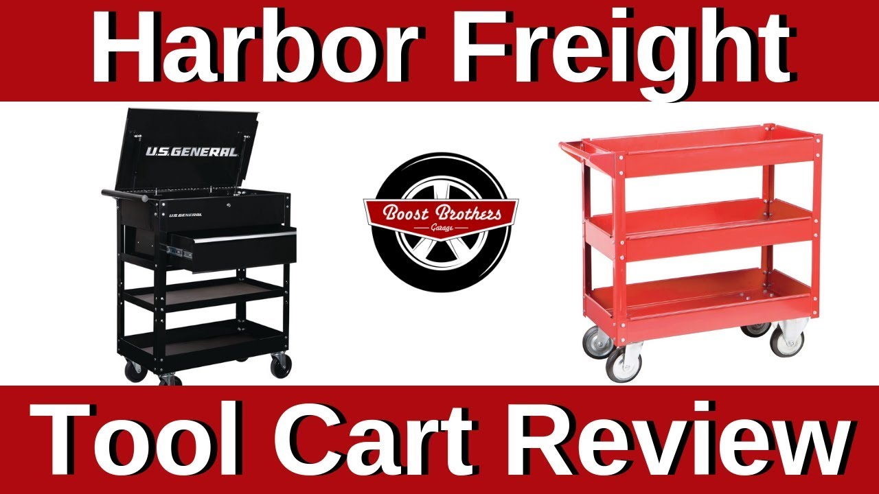 US General 30 Service Cart Assembly and Review - Harbor Freight Coupon 