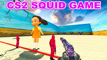 SOMEBODY MADE SQUID GAME MAP AND ITS AWESOME - CS2 SQUID GAME CUSTOM MAPS