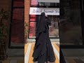 Long &amp; Beautiful Black Islamic Abaya #islamicstatus #soulfulmusic #flowers #collab  #muslimah