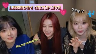 [MULTI SUB]🔴 LESSEAFIM GROUP LIVE 6.03.24#kimchaewon #huhyunjin #sakuramiyawaki #kazuha #hongeunchae