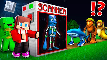 JJ and Mikey Created X-RAY SCANNER To Find BRAINROT ITALIAN ANIMAL Secrets ! - Minecraft Maizen