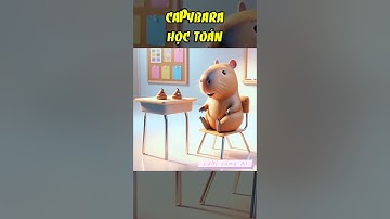 Capybara học toán #cuoicungai #capybara #phimhoathinh #meme