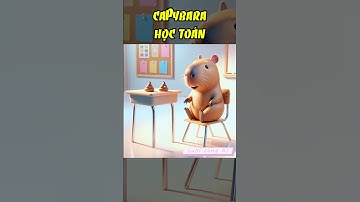 Capybara học toán #cuoicungai #capybara #phimhoathinh #meme