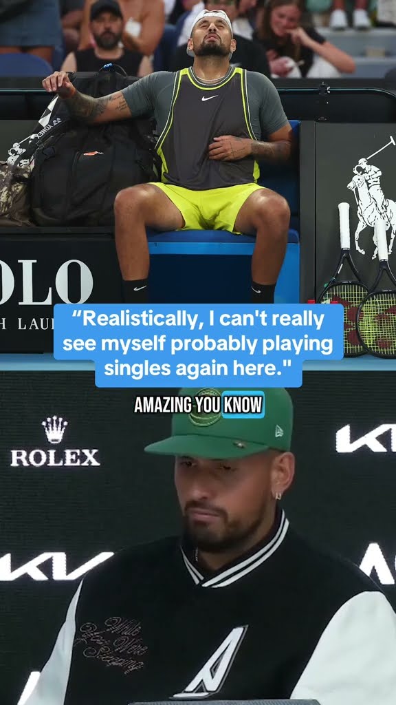 Kyrgios’ LAST singles match at the Australian Open?!