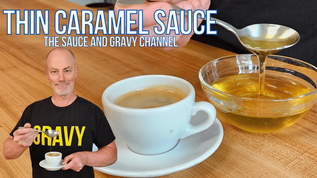 Thin Caramel Sauce Caramel Sauce for Coffee How to Make Thin