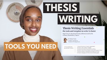 Everything You Need To Write Your Thesis 5x Quicker | Masterclass