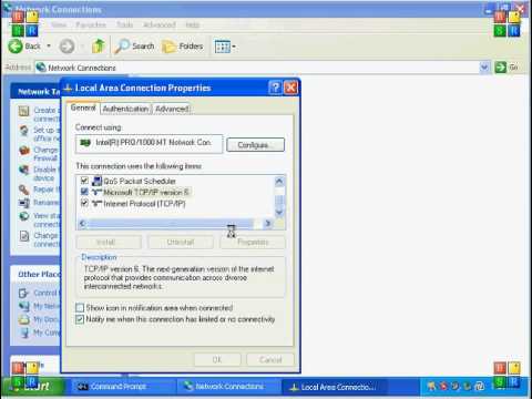 How to uninstall IPv6 from your windows XP - YouTube