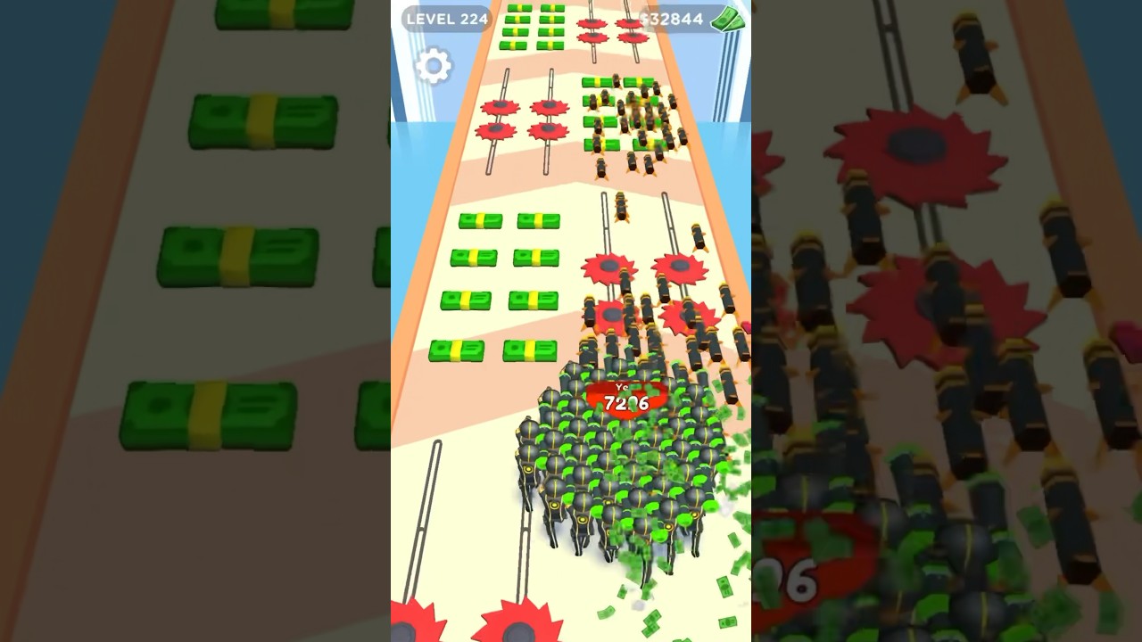 🍯SATISFYING MOBILE GAME CROWD EVOLUTION 