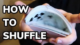 HOW TO SHUFFLE CARDS LIKE A PRO (Easy Card Shuffle Tutorial)
