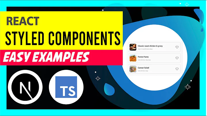 React Styled Components NextJS Project Tutorial 2022 ✅ - CSS Styling