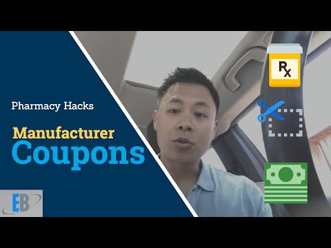 Pharmacy Hacks: Manufacturer Coupons