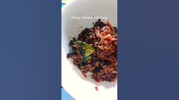 Resep Sambal Cakalang Manado #fyp #resep #resepmudah