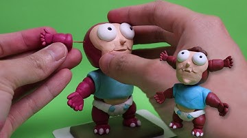 Making Morty Junior From Rick And Morty - Polymer Clay