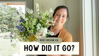 We built a stand to sell flowers. How did it go?
