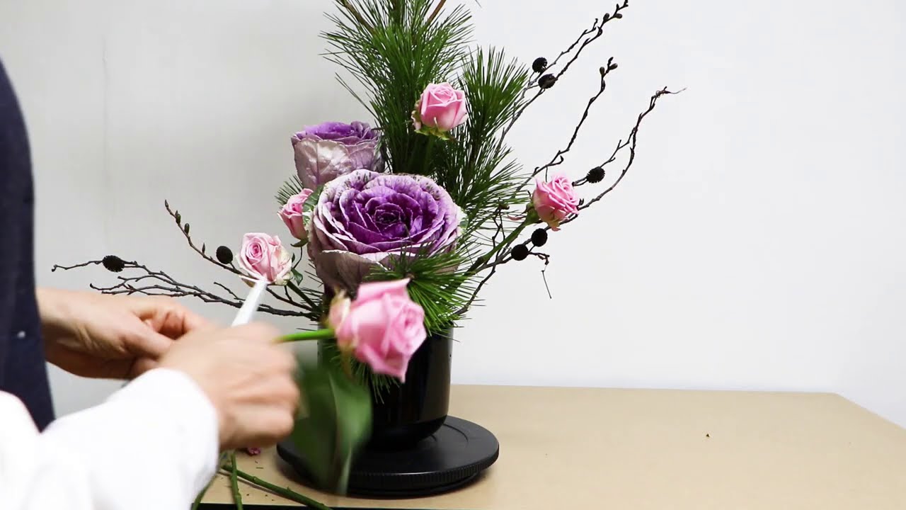 한국적인 선의 성전 꽃꽂이 2가지 / Korean Presbyterian Flower Arrangement