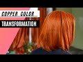 Fall Hair Color Transformation On Natural Hair: Pravana Bright Copper Blonde🧑🏾‍🦰