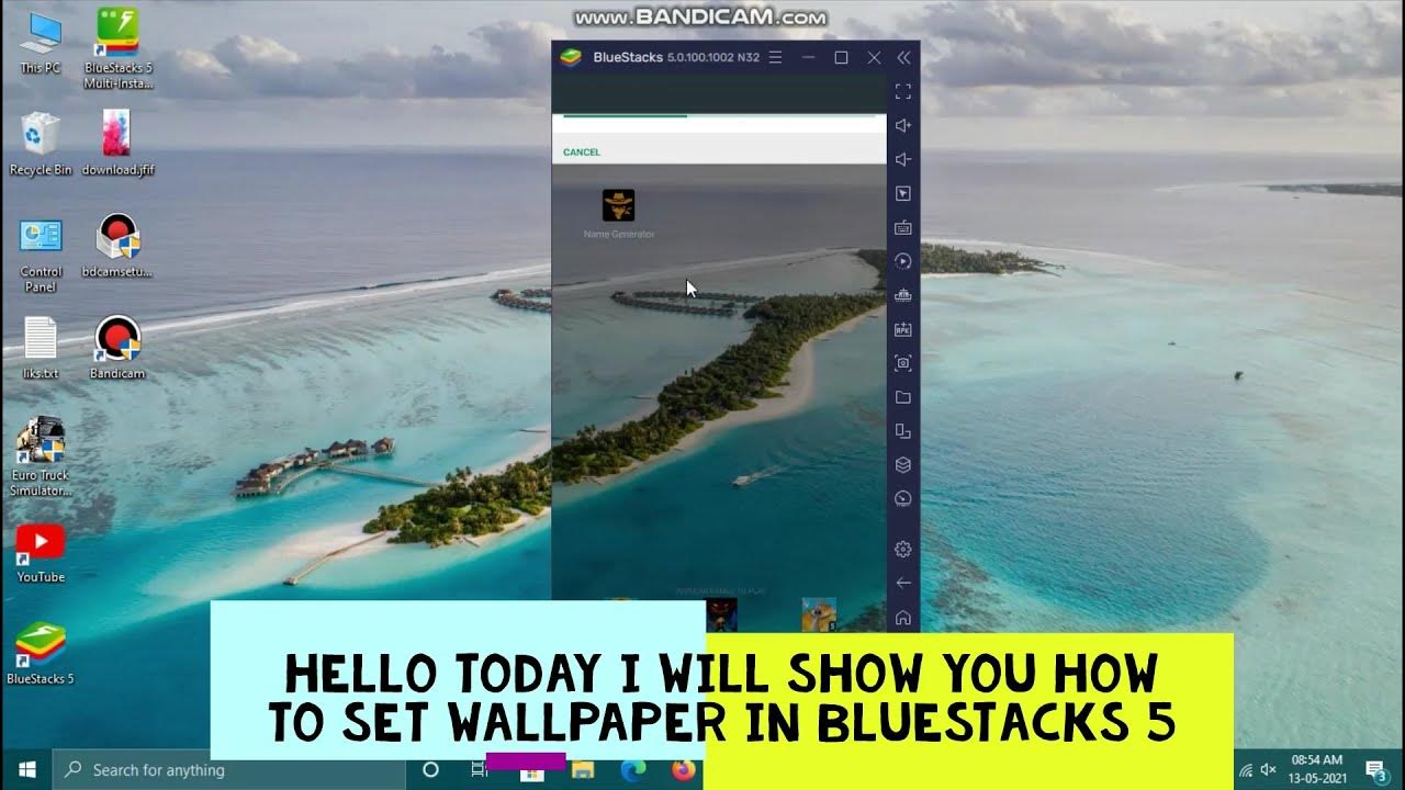 How to change wallpaper in bluestacks 5 UPDATED YouTube