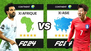 AFRIQUE vs ASIE sur FC 24 !