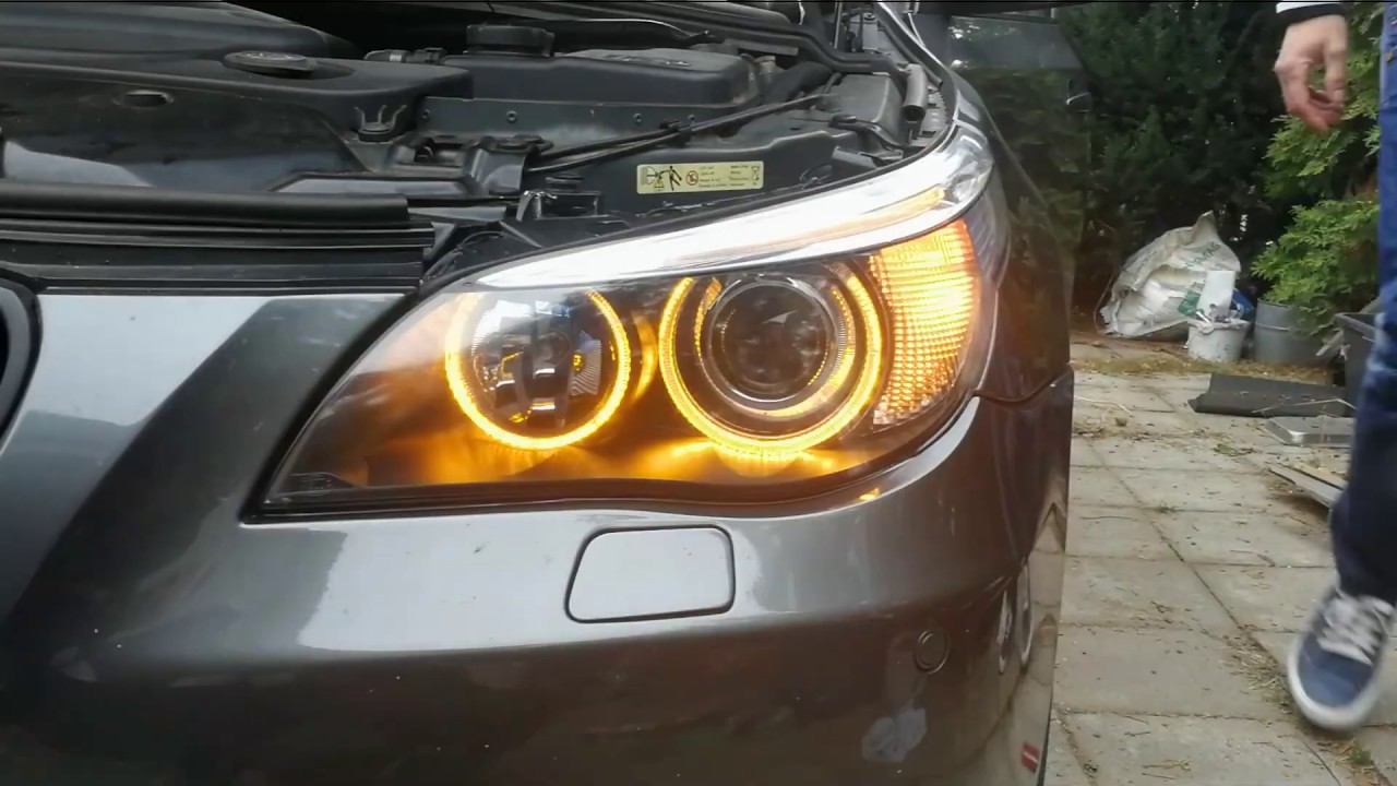 Regeneracja i przerobka lamp do BMW5 e60 e61 tel