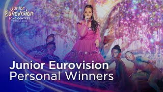 My Personal Junior Eurovision Winners (2013-2022)