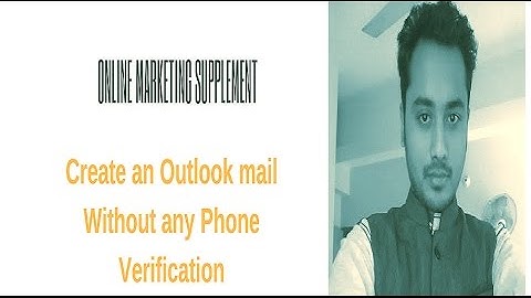 Create an outlook mail without phone verification