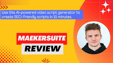 Maekersuite Review, Demo + Tutorial I Turn any idea into an SEO-optimized script in just 15 minutes